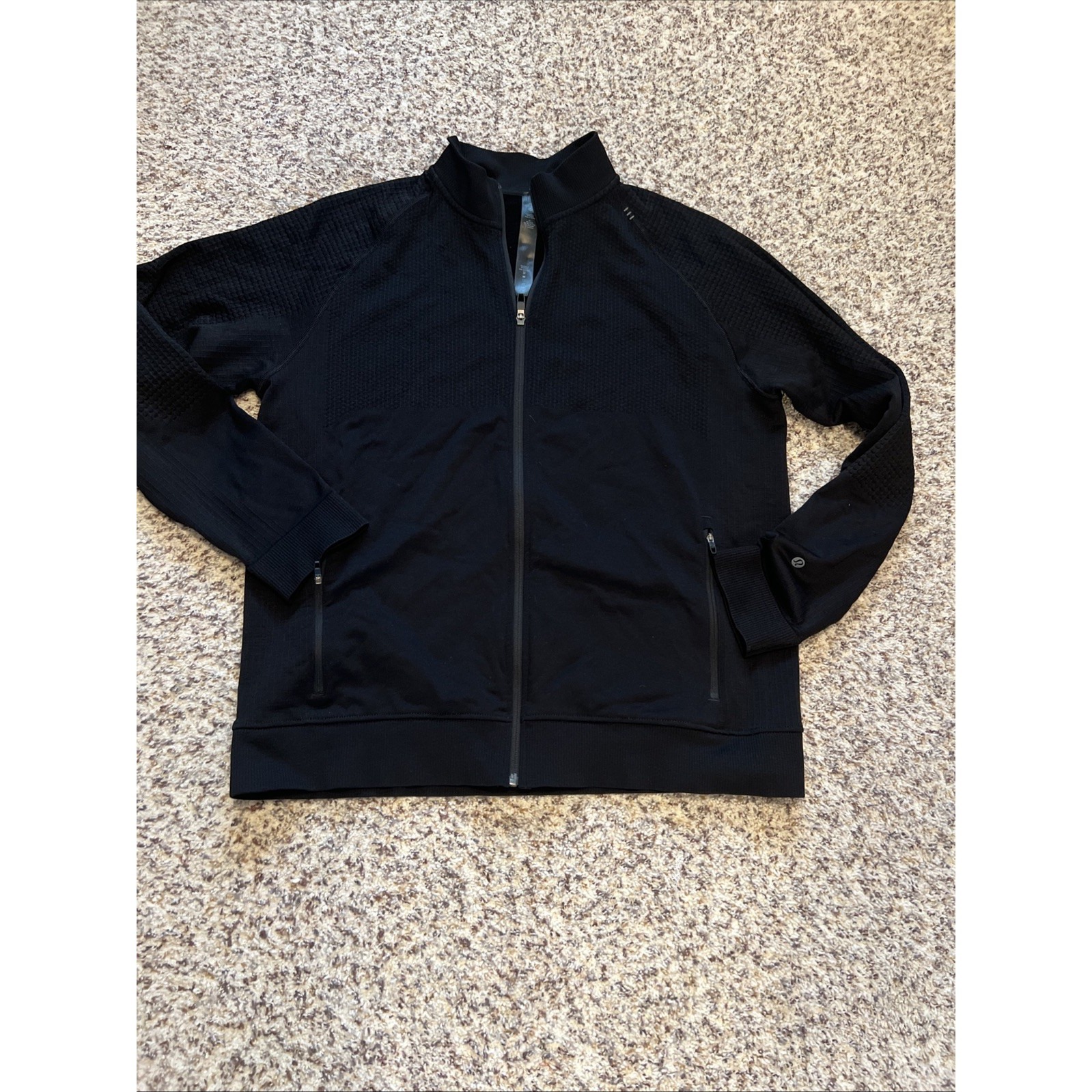 Men's Lululemon License To Train Zip-Up/Pockets Jacket Black Sz Xl New